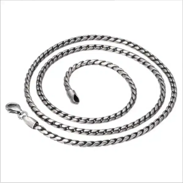 Silver Necklace 925 wild twisted demo