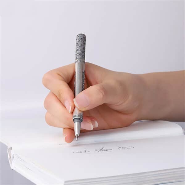 Sterling Silver Ballpoint Pen in hand