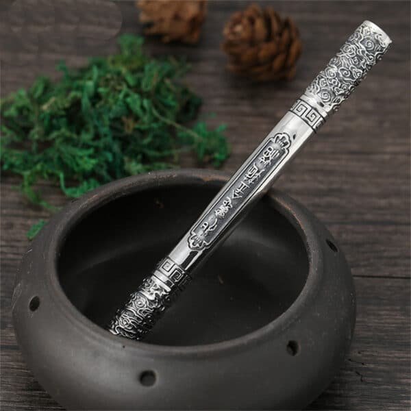Sterling Silver Rollerball Pen in pen pot