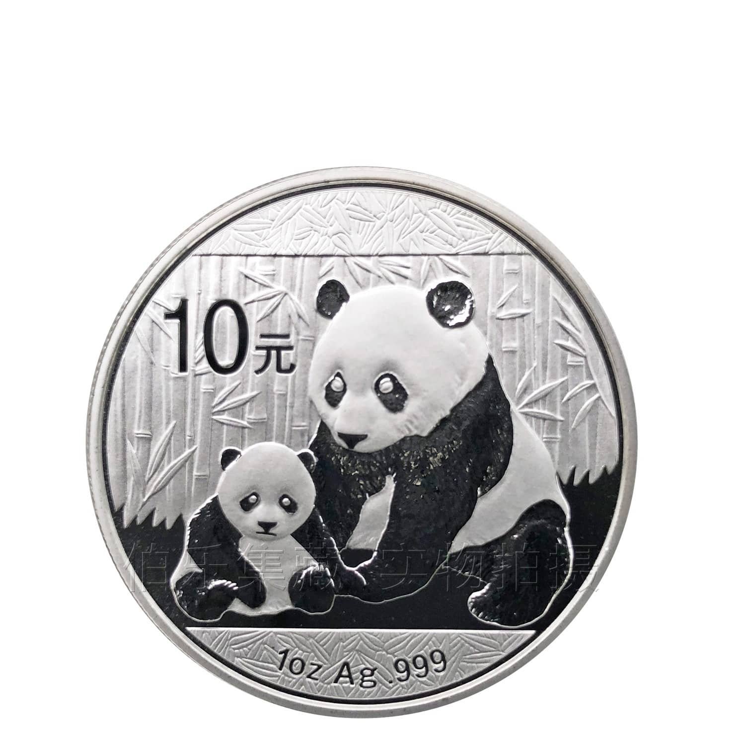 10 Yuan Silver Panda Coin head