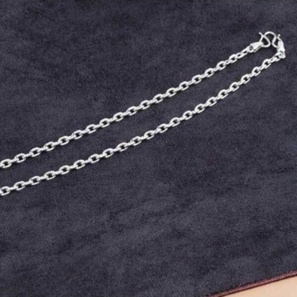 Pure Silver Necklace Chain details link 1
