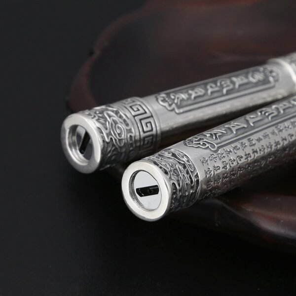 Silver Lighter Engraved details of usb