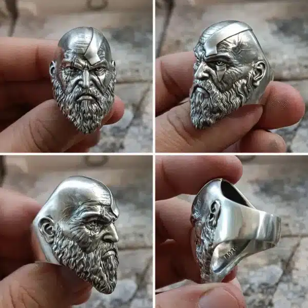 Kratos Silver Ring many sizes holded