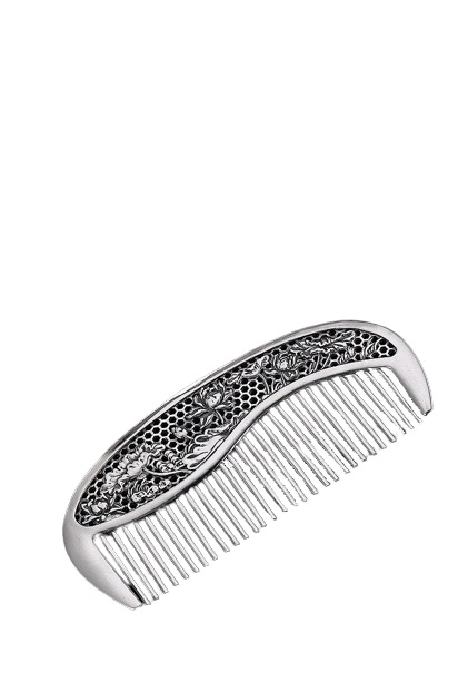Prom hair Combs Silver demo