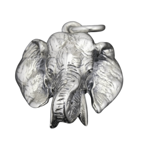 Sterling Silver Elephant Head Pendant demo