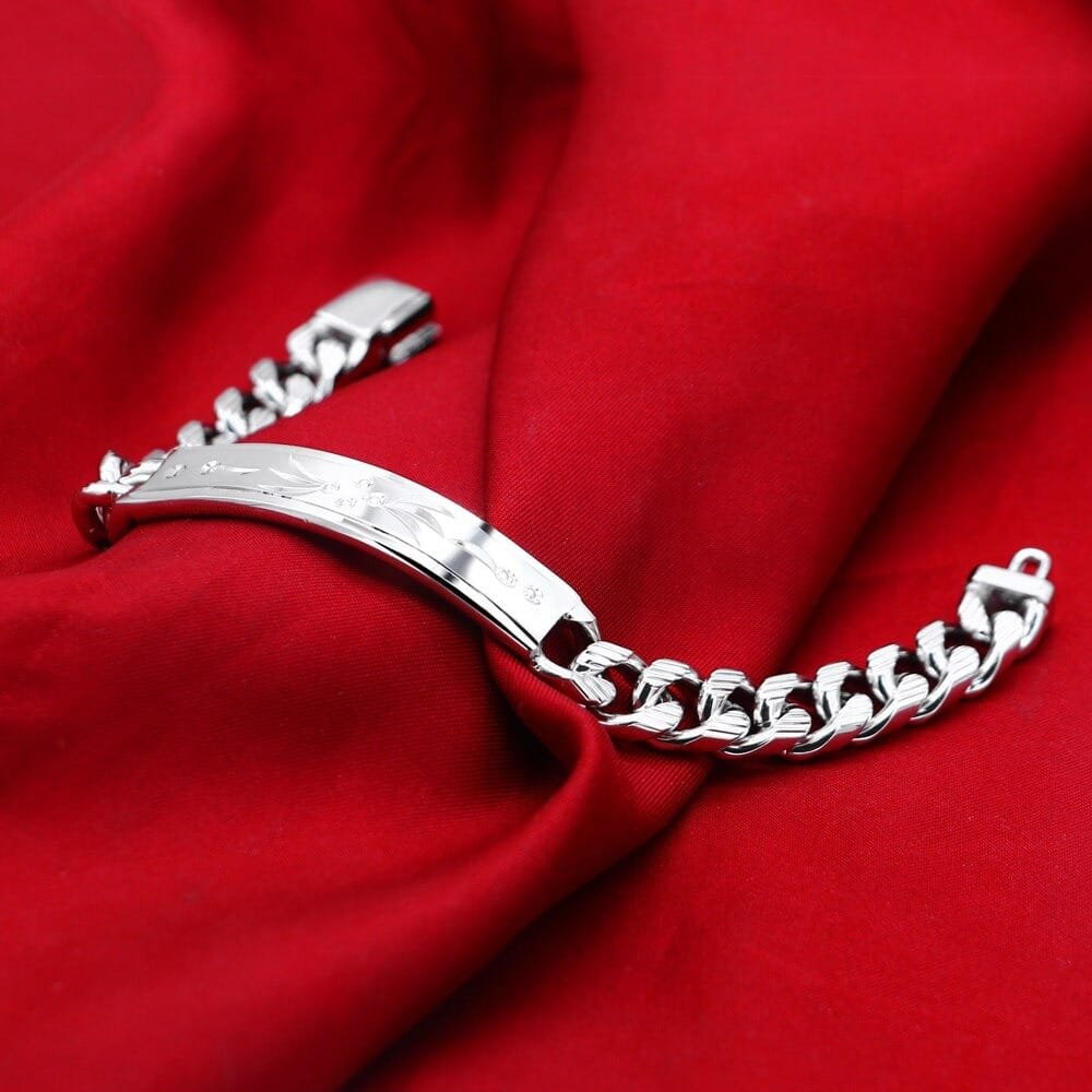 Men's Heavy Curb Chain Bracelet Necklace Solid 9ct Gold