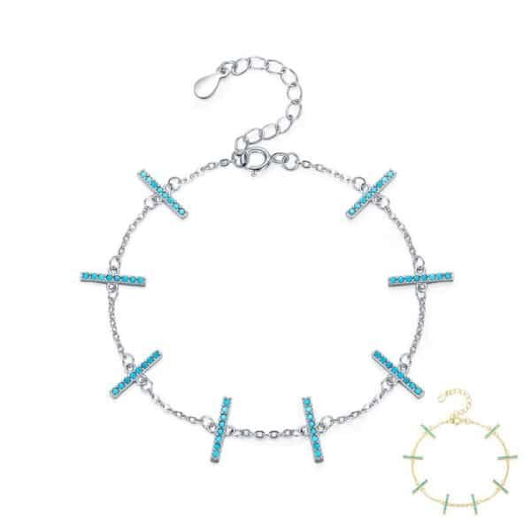 Silver Bracelet Turquoise demo