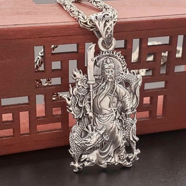 God Of Money Silver Charm coral side view