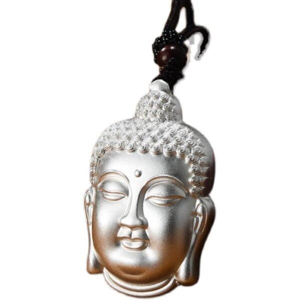 999 Silver Pendant Buddha Shakyamuni demo
