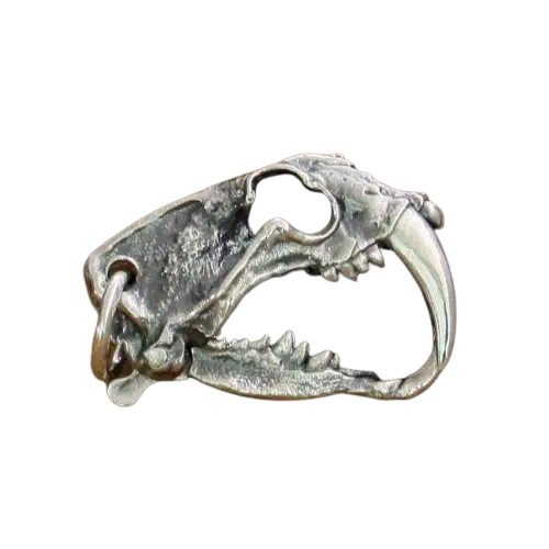 Silver Pendant 925 lion skull demo