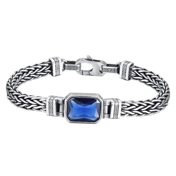 Sterling silver sapphire bracelet demo