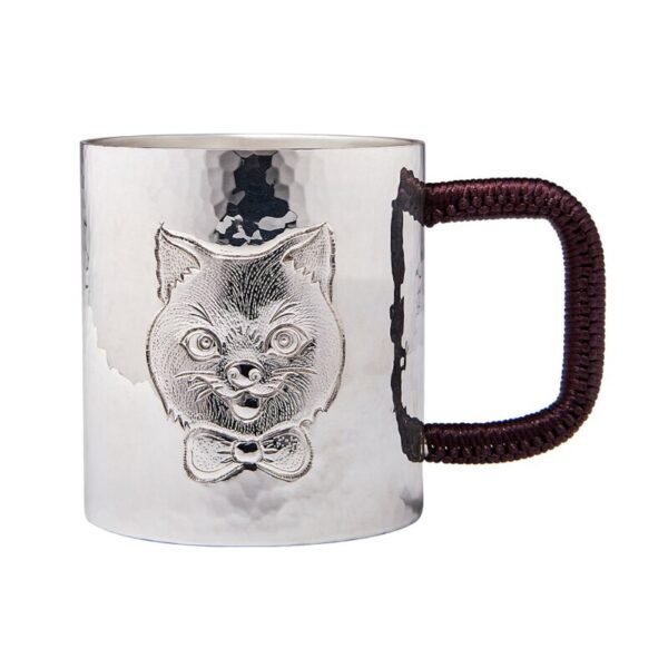 Silver Flatware kitty mug demo