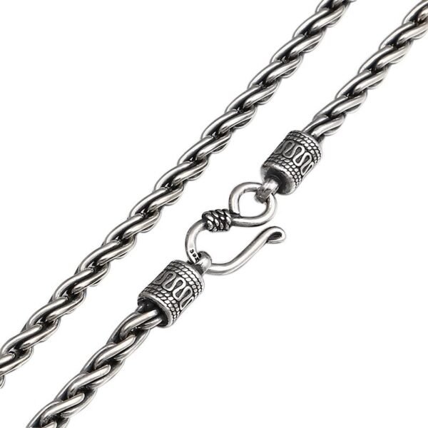 Silver chain rope design demo