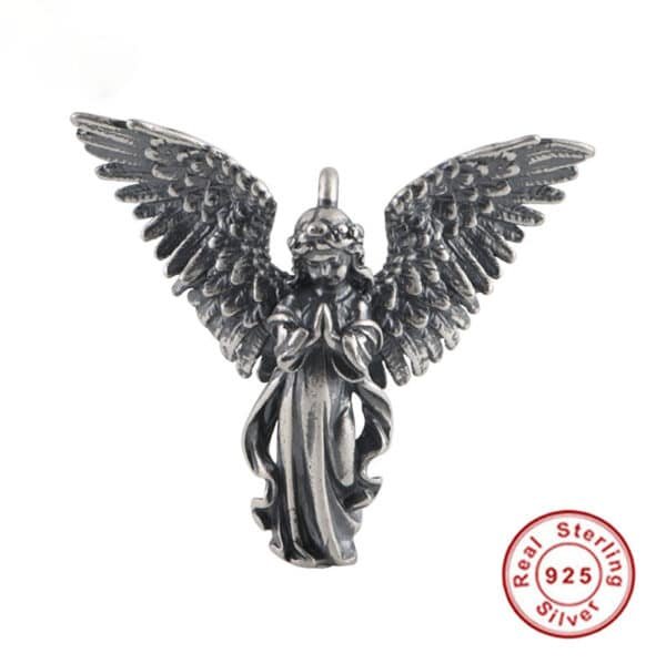 Silver Pendant 925 guardian angel demo