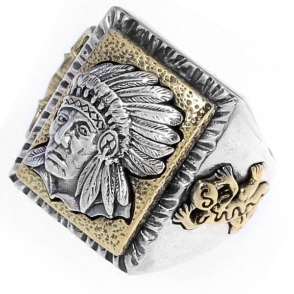 Silver Ring 925 chief tribe demo