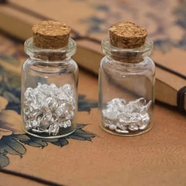 Jewelry Making Accessories pure silver pellets 10 30 g bottles
