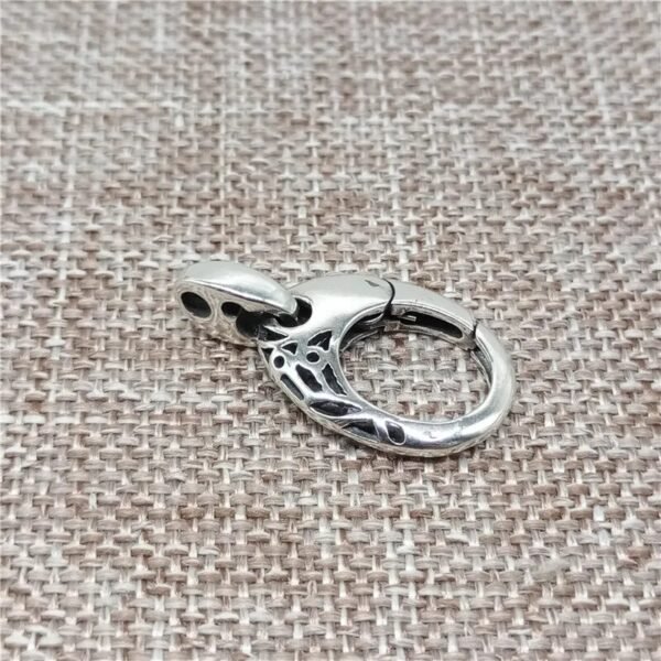 Silver Lobster Clasp round profile