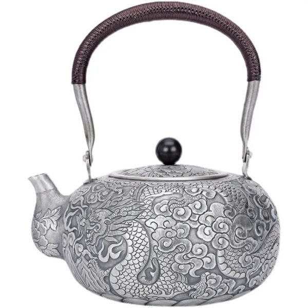 Dragon silver teapot demo